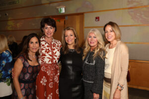 Joni Krieg, chair, A Writer’s Garden; Tanya Trest, featured artist; Lilli Braniff, Terri Billingsley, Mary Griggs (Photo by Rob Wythe/Wythe Portrait Studio)
