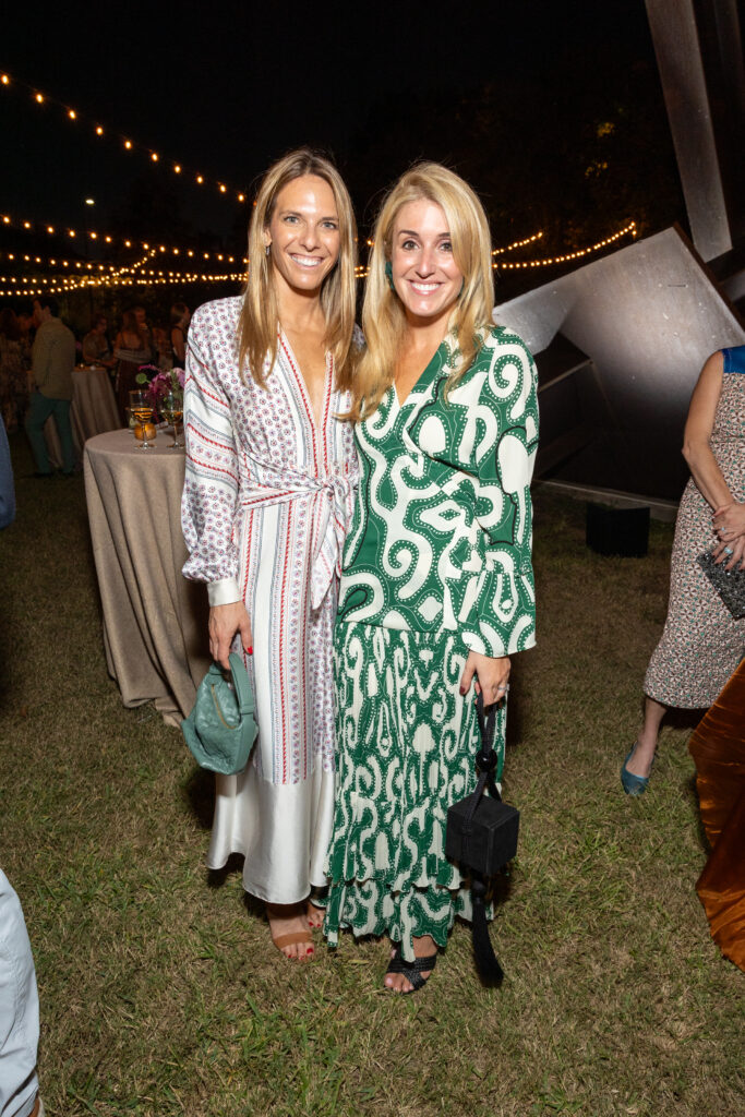 Katie Arnoldy, Natalie Steen at The Menil Collection 'Party in the Park.' (Photo by Jenny Antill)