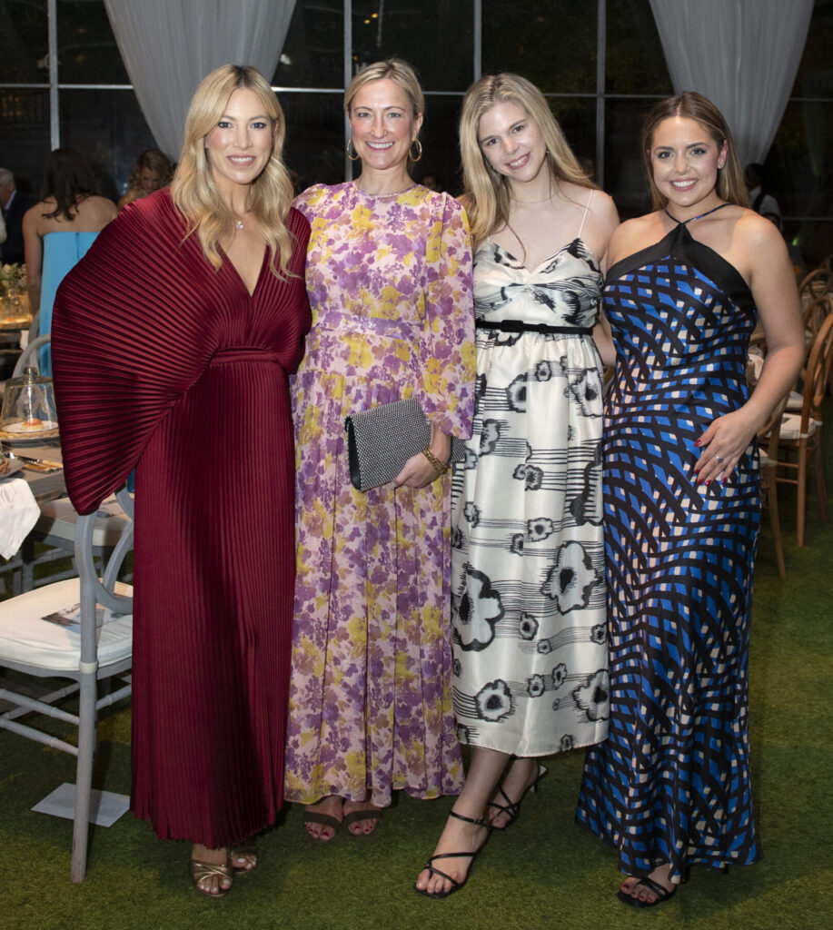Katrina Couch, Kelly Russell, Dana Stringer, Maggie Biggs at Kips Bay Decorator Show House Dallas President's Dinner (Photo by Tamytha Cameron)