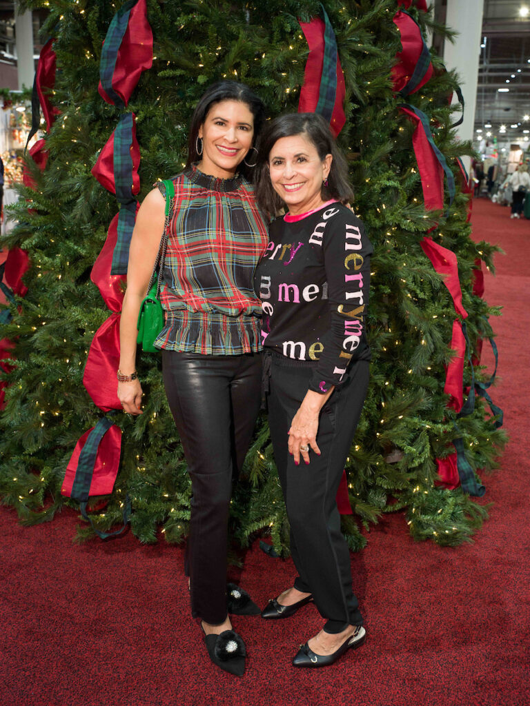 Kristy Bradshaw, Maritza Withrow at the Houston Ballet Nutcracker Market Wells Fargo Preview Party