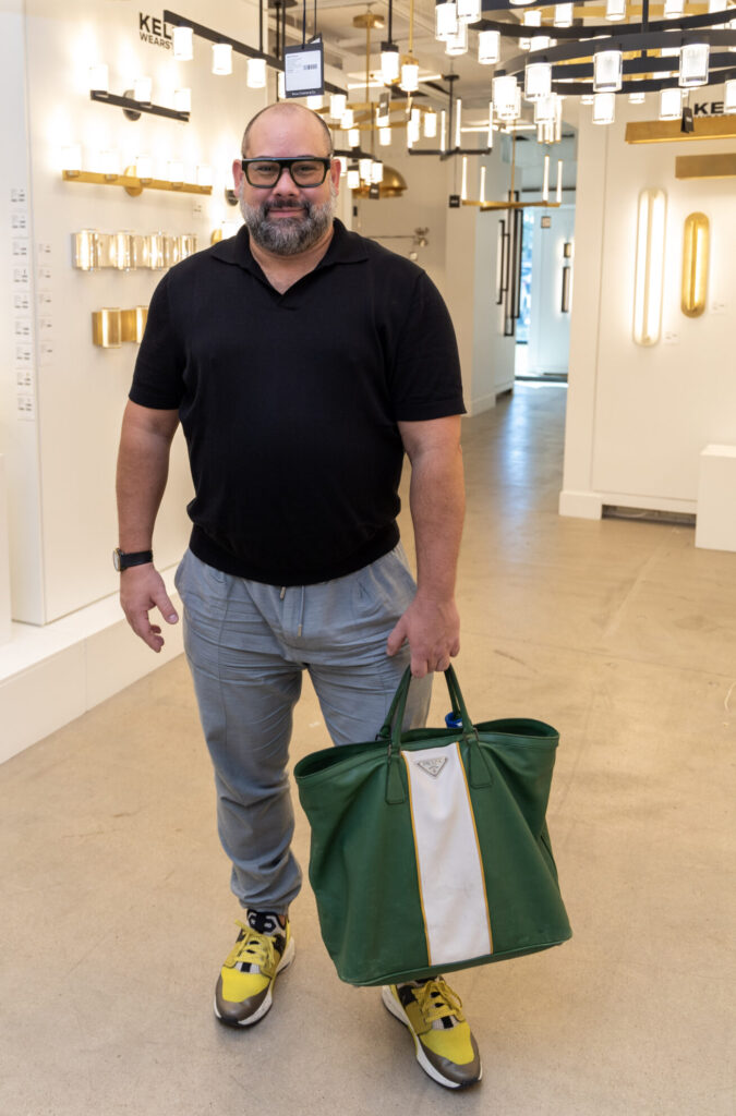 Lance Scott at Visual Comfort & Co (Photo by Jordan Geibel)