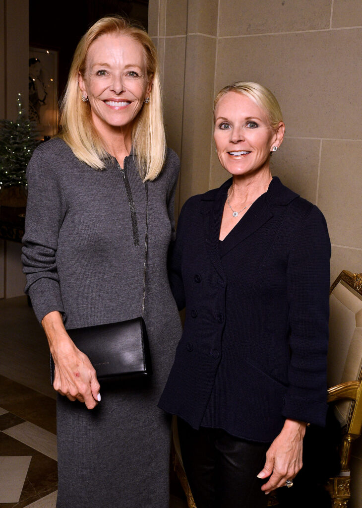 Laura Sweeney, Mindy Hildebrand at the Tenenbaum Jewelers celebration of the Robert Procop collection (Photo by Dave Rossman)