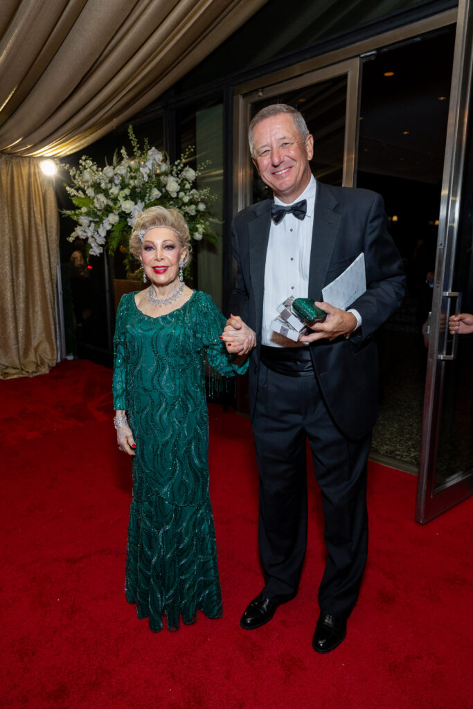 Margaret Alkek Williams, David Wuthrich at the Museum of Fine Arts, Houston centennial celebration Grand Gala Ball. (Photo by Jenny Antill)