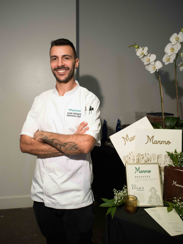 Marmo Chef Ilias Gugole at March of Dimes Signature Chefs. (Photo by Daniel Ortiz)
