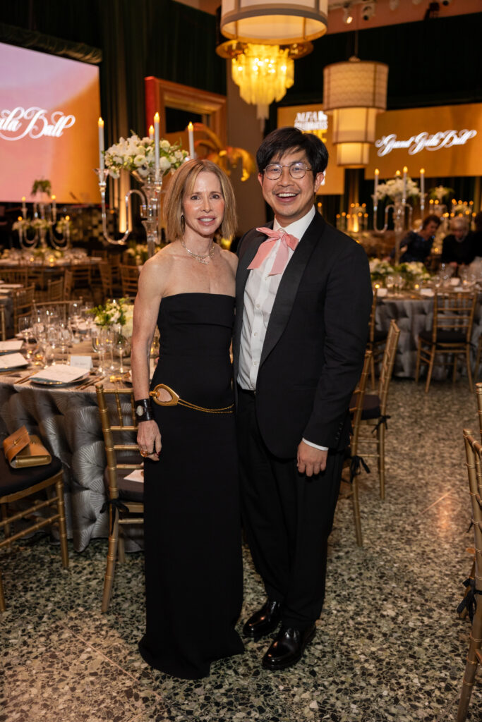 Martha Wade, JoJo Nguyen at the Museum of Fine Arts, Houston centennial celebration Grand Gala Ball. (Photo by Jenny Antill)