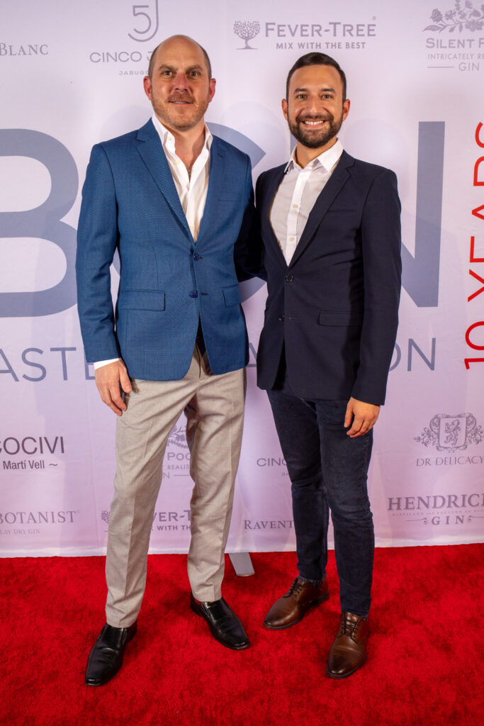 Matthew Barre & Maurice Marroquin at BCN Taste & Tradition's celebration of 10 years and a Michelin star