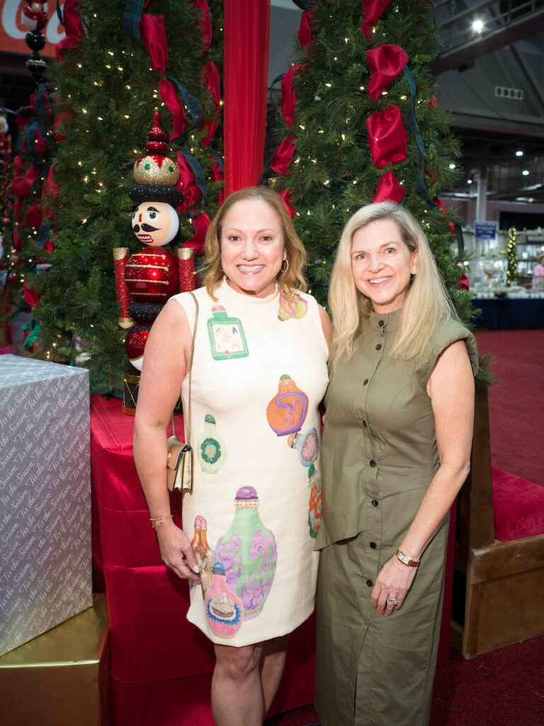 Mignon Gill, Kimberly Miller at the Houston Ballet Nutcracker Market Wells Fargo Preview Party