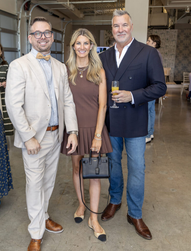 Mike Yates, Jess Prescott, Joseph Aldrich at Cowtan & Tout (Photo by Jordan Geibel)