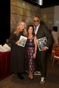 Stefani Bittner, Featured Speaker; Joni Krieg, chair, A Writer’s Garden; Martyn Lawrence Bullard, Featured Speaker (Photo by Rob Wythe/Wythe Portrait Studio)