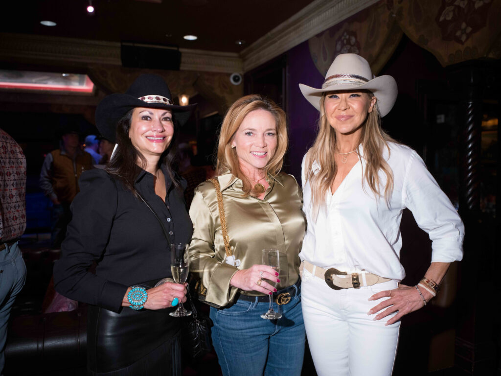 Noel Wise, Aimee Snoots, Jen Brice  at the Dec My Room fundraiser