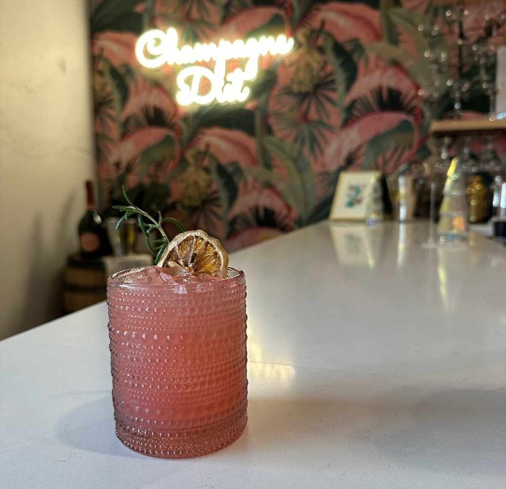 The Coupe offers several zero-proof including a Blood Orange Lemon Mocktail. (Courtesy)