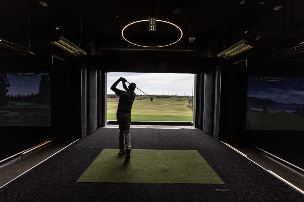 For those simply wanting to have fun, the PGA Coaching Center often hosts birthday parties and corporate events, during which attendees play simulation games. (Photo by PGA of America) 