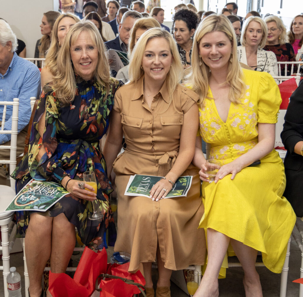Pam Dawson, Sarah Landry, Charlotte Carr at Cowtan & Tout (Photo by Jordan Geibel)