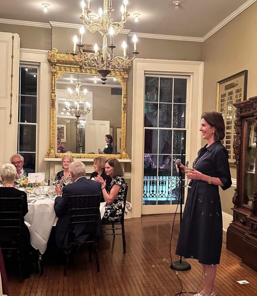 Phoebe Tudor, just eletced president of the National Trust for Historic Preservation, at the national nonprofit's annual meeting in New Orleans.