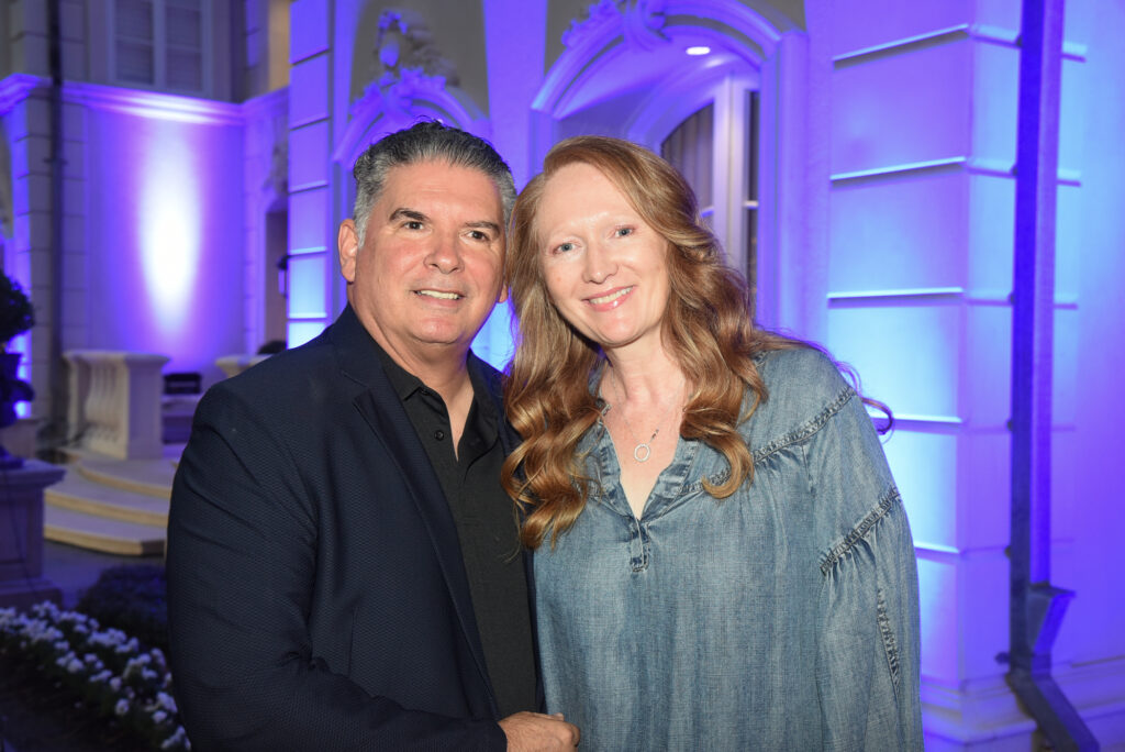 Houston Police Chief J. Noe Diaz & Sheila Diaz at the Houston Police Foundation True Blue fundraiser (Photo by Alexander's Fine Portrait Design )
