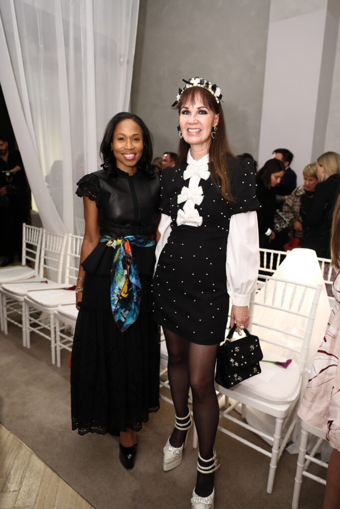 Roslyn Bazzelle Mitchell, Beth Muecke at the Christy Lynn boutique opening in River Oaks District (Photo by Quy Tran)