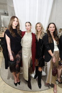 Demi McCormack, Chiara Casiraghi,  Carson Brown,  Hannah Swiggard (Photo by Quy Tran)