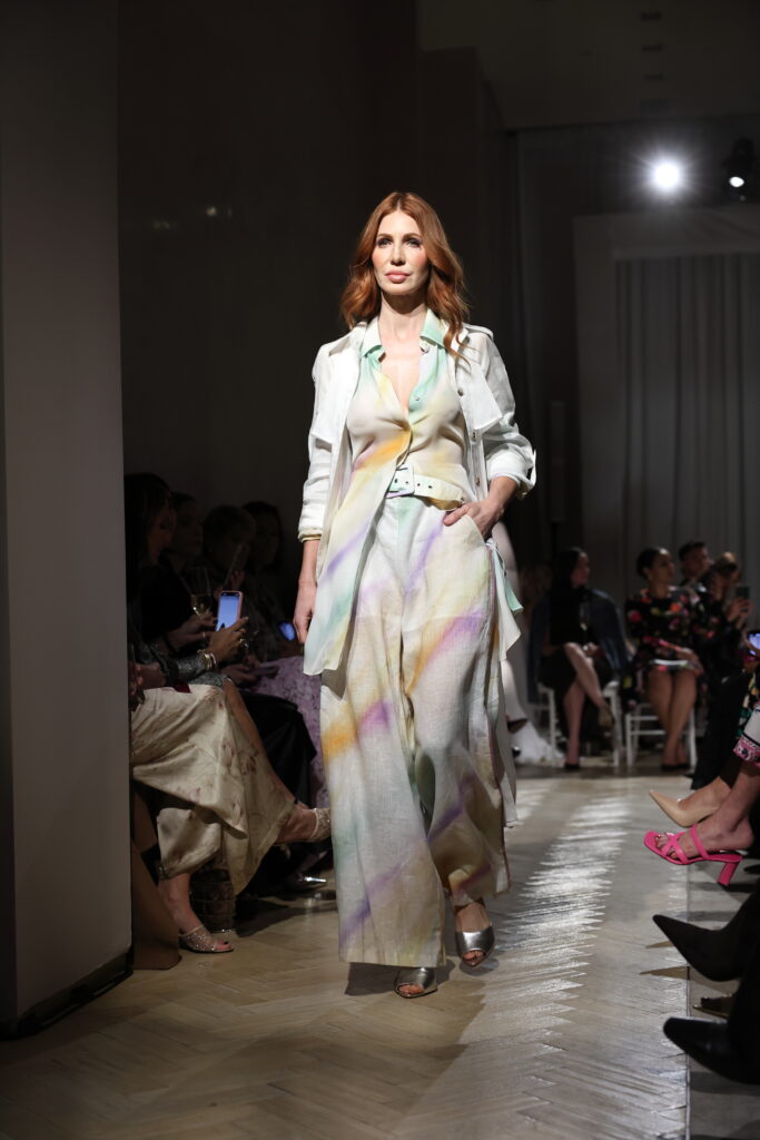 Pastels  from the Christy Lynn Lee Spring 2025 Collection (Photo by Quy Tran)