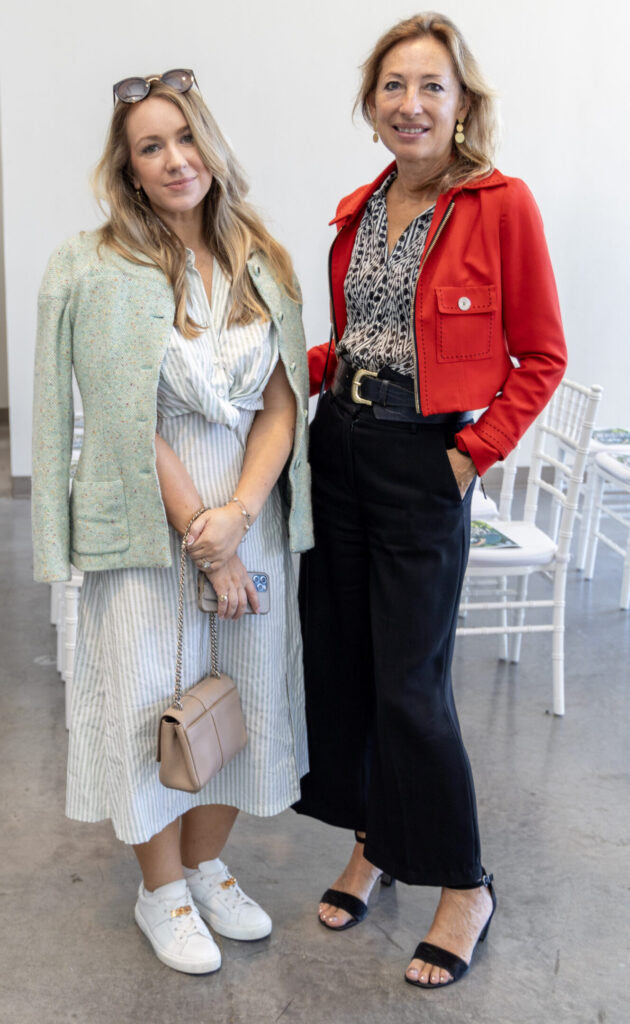 Rebecca Nambiar, Sally Storey at Cowtan & Tout (Photo by Jordan Geibel)