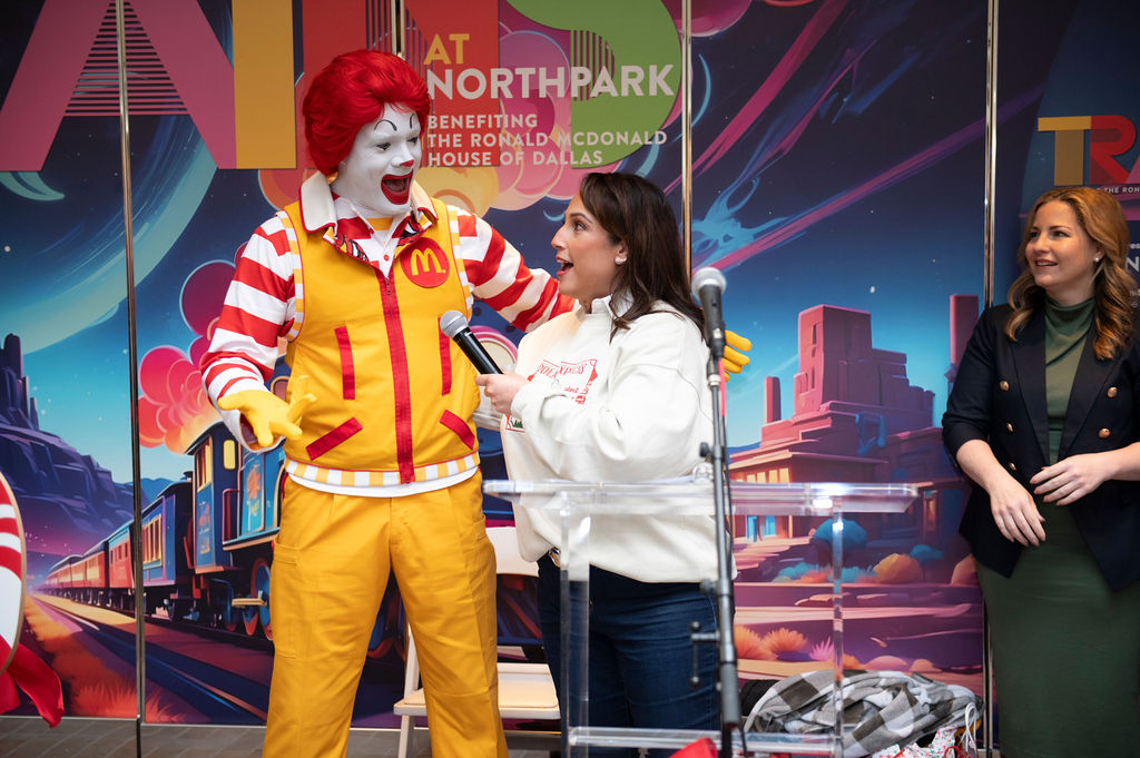 Ronald and MC for the event, Maria Guerrero with NBC 5/Telemundo (Photo by Tamytha Cameron Photography)