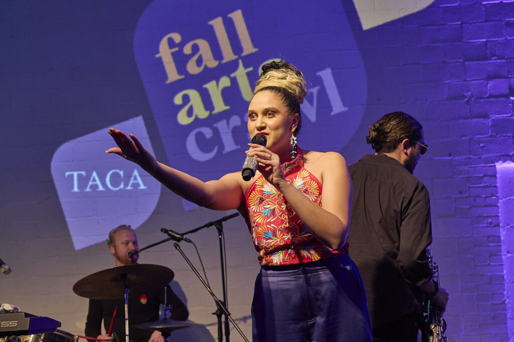 TACA‘s (The Arts Community Alliance) Fall Arts Crawl included everything from an Edgar Allen Poe-inspired "Raven's Night" to a French food-fueled art salon inspired by Gertrude Stein. Pictured is Sabor Puro Cumbia Band (Photo by Nate Rehlander)