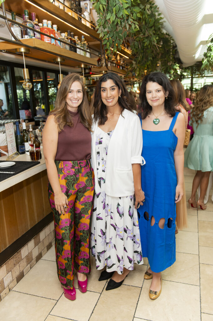 Sally Pretorius Hodge, Jessica Khan and Melissa Smrekar (Photo by Tamytha Cameron)