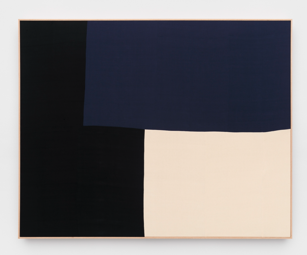 Ethan Cook's "Untitled," 2023, at Megan Mulrooney (© Ethan Cook; photo by New Document; courtesy the artist and Megan Mulrooney Gallery)