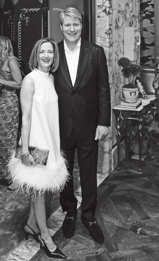 Laura Lee Clark Falconer & John Falconer at Kips Bay Decorator Show House Dallas President's Dinner (Photo by Tamytha Cameron)
