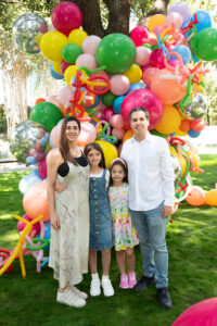 Sofi Sugasti, Martin Pereyra de Olazabal, Libertad and Andina Pereyra de Olazabal (Photo by Tamytha Cameron)