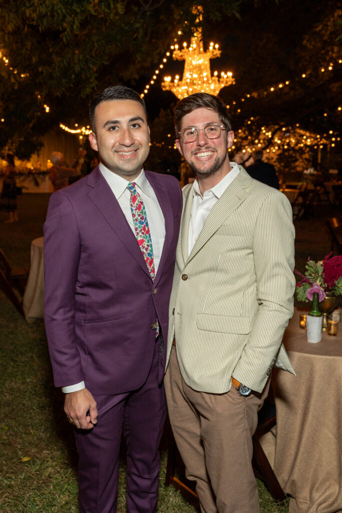 Stephen Miranda & Blake Mudd at The Menil Collection 'Party in the Park.' (Photo by Jenny Antill)