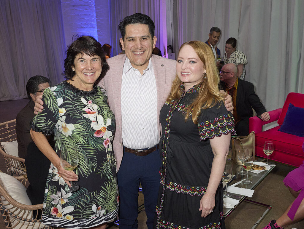 Tara Lewis, Alfredo Luna, and Tamara Baggett (Photo by Nate Rehlander)