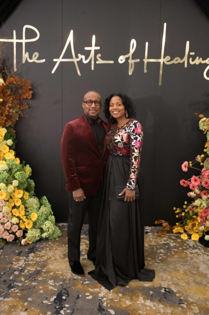 Terrence Wadley & Nakeva Fields at the Arts of Healing gala (Photo by Daniel Ortiz)