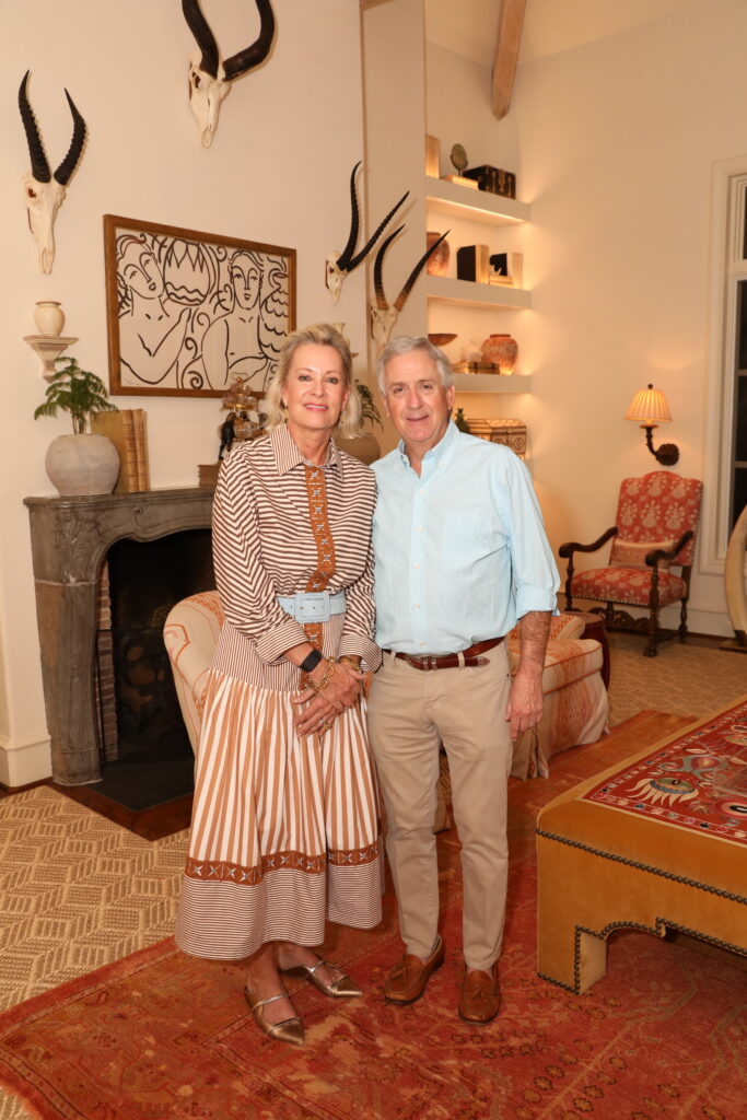 Beth and Fin Ewing opened their lovely Highland Park home to Ronald McDonald House of Dallas as hosts of the 2024 Trains at NorthPark Sponsor Party. (Photo by Tamytha Cameron Photography)