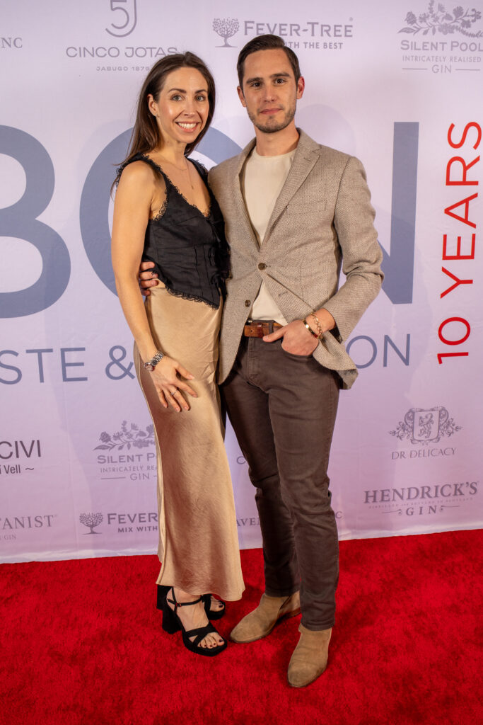 Trish Matute, Dillon Swain at BCN Taste & Tradition's celebration of 10 years and a Michelin star