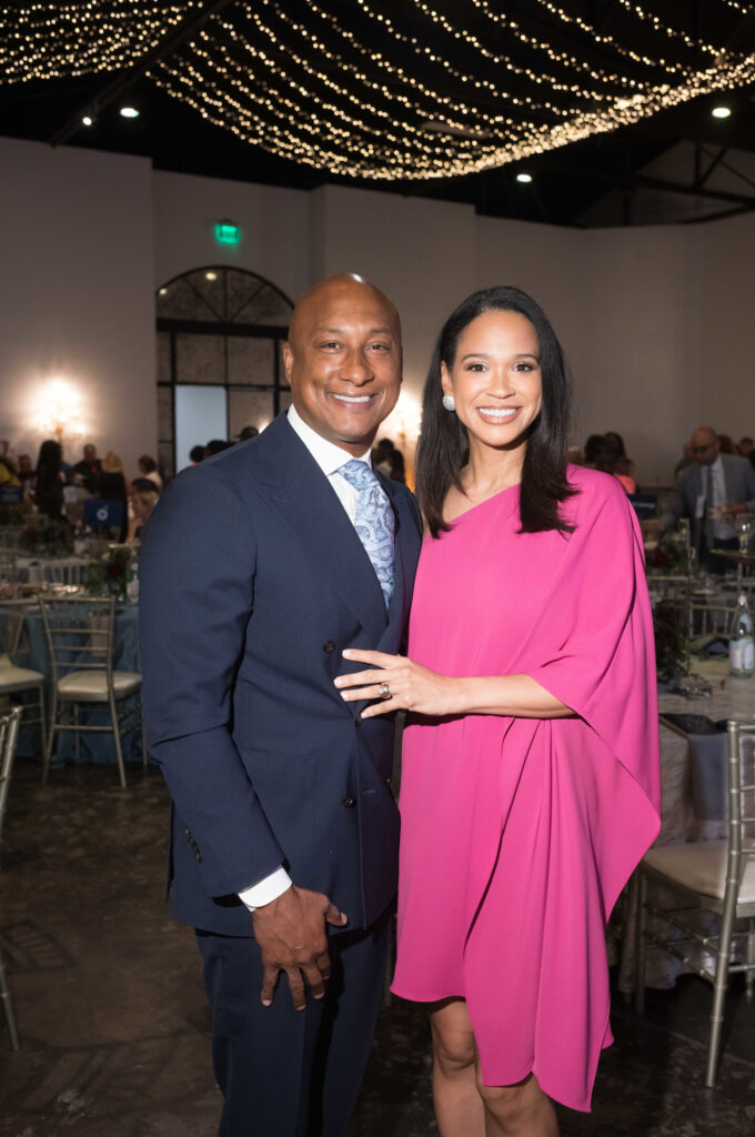 Troy Clendenin & Mia Gradney at the Dress for Success Houston gala