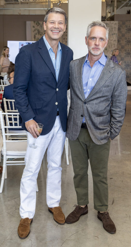 Ty Burks, Christopher Ridolfi at Cowtan & Tout (Photo by Jordan Geibel)