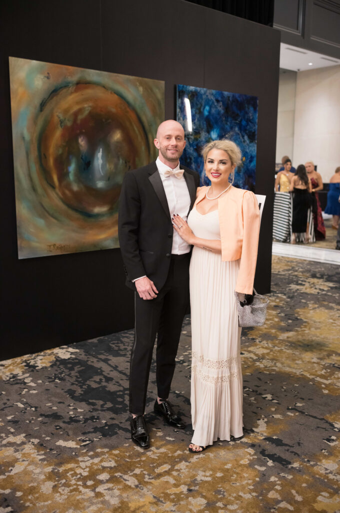 Tyler & Tabina Bennett at the Arts of Healing gala (Photo by Daniel Ortiz)