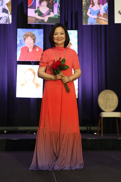Honoree Theresa Chang at the Women of Substance luncheon  (Photo by Priscilla Dickson)