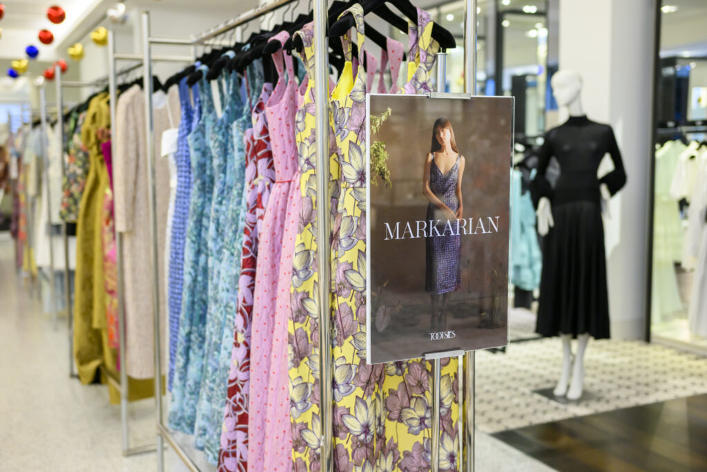 Designer Alexandra O'Neill's Markarian label is made-to-order to avoid waste.