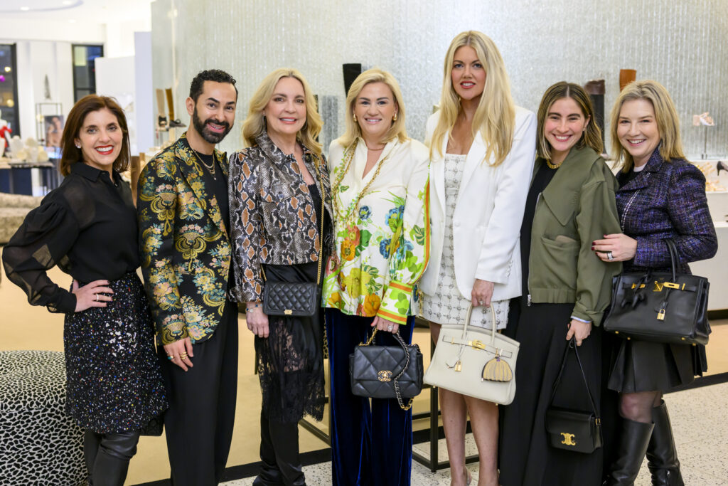 Guests enjoyed champagne and shopping while at the Markarian Trunk Show with designer Alexandra O'Neill benefiting the Houston Ballet.