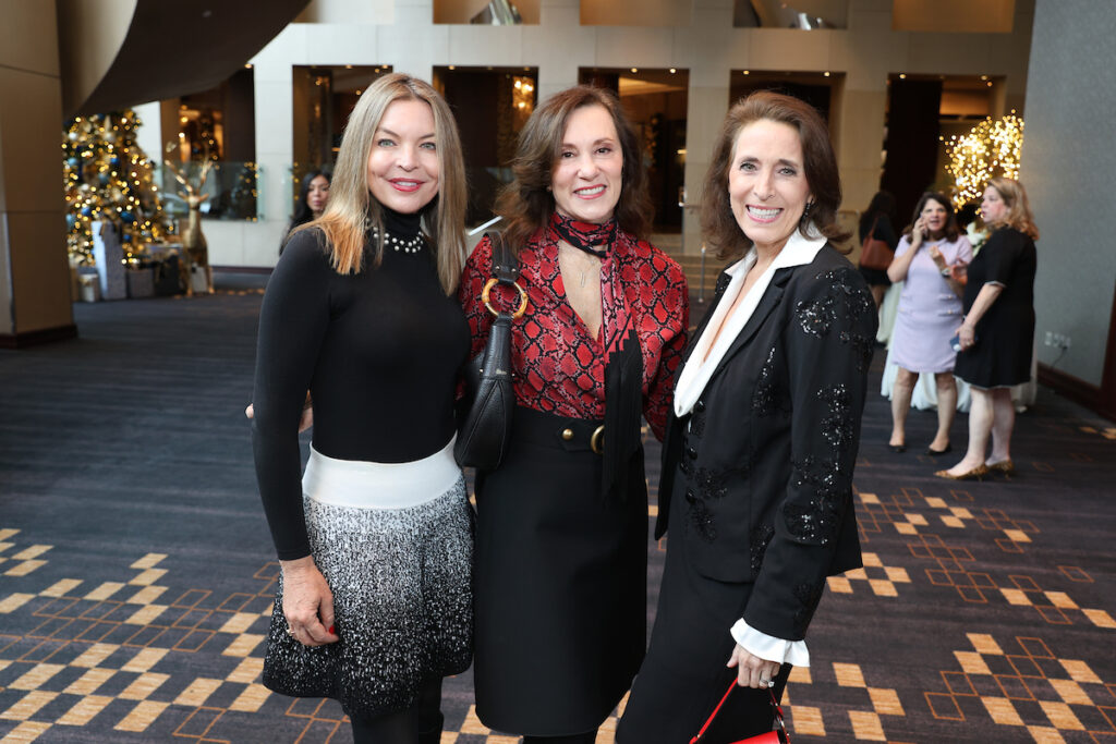 Nicole Pope, Cherie Hassenflu, Lisa Bradford at the Angels of Hope Luncheon (Photo by Priscilla Dickson)