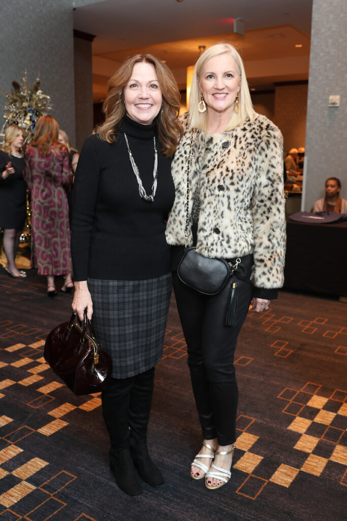 Pamela Prue, Shelley Washburn at the Angels of Hope Luncheon (Photo by Priscilla Dickson)