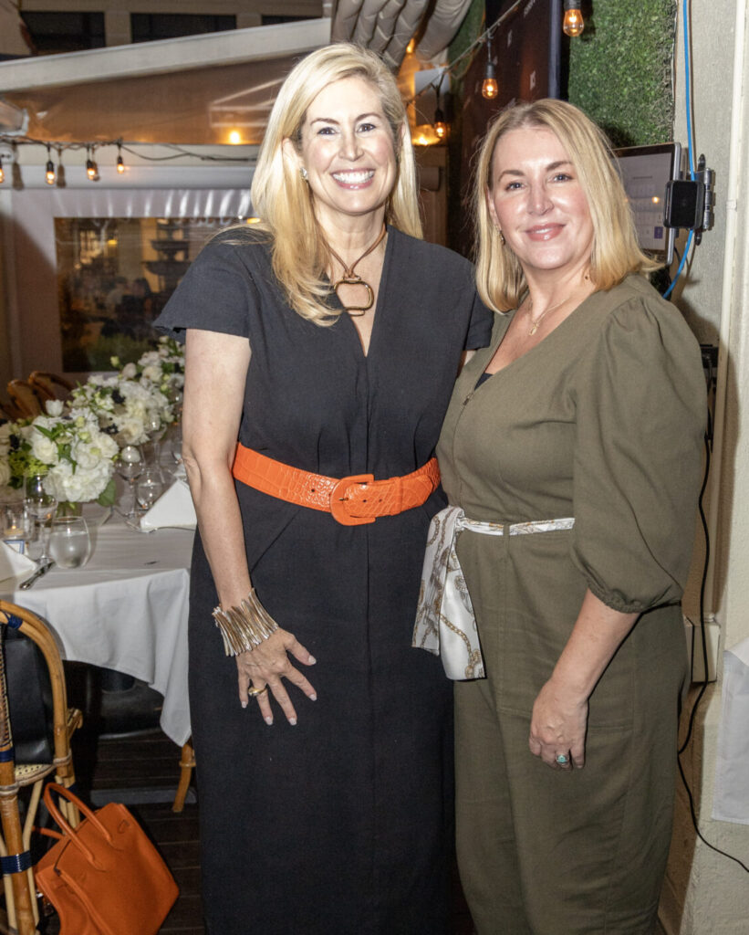 Carla Fonts, Laura Kelso at Fisher & Paykel dinner at Le Bilboquet (Photo by Jordan Geibel)