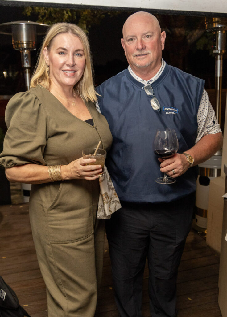 Laura Kelso, Doug Carper at Fisher & Paykel dinner at Le Bilboquet (Photo by Jordan Geibel)