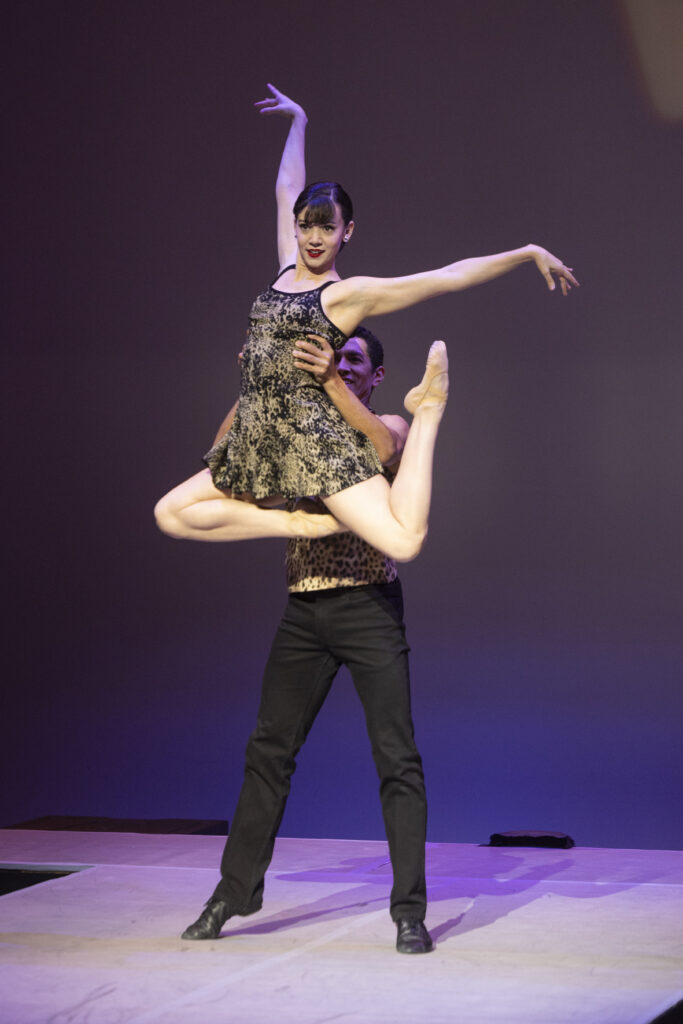 Texas Ballet Theater dancers dance down the runway at Tutu Chic.  (Photo by Sharon Ellman)