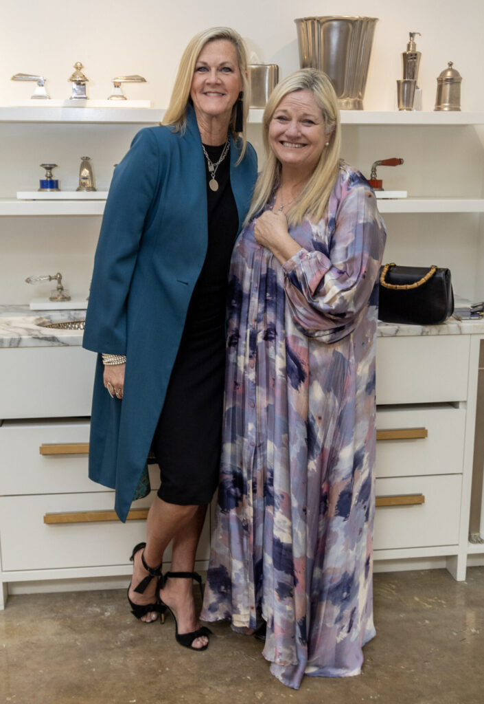 Melanie Turner, Amanda Lindroth at Sherle Wagner