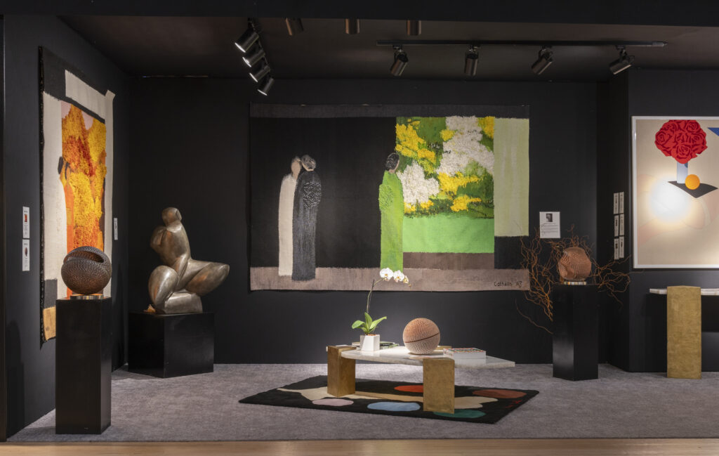 Boccara Gallery, seen at Salon Art + Design New York 2024, is one of the first confirmed exhibitors at Salon Art + Design Dallas. (Photo by Peter Baker)