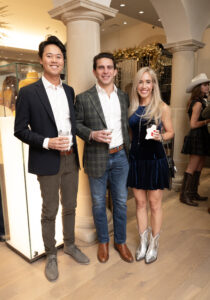 Brandon Lu, Foster Haynes, Charlotte Fitzpatrick (Photo by George Fiala)