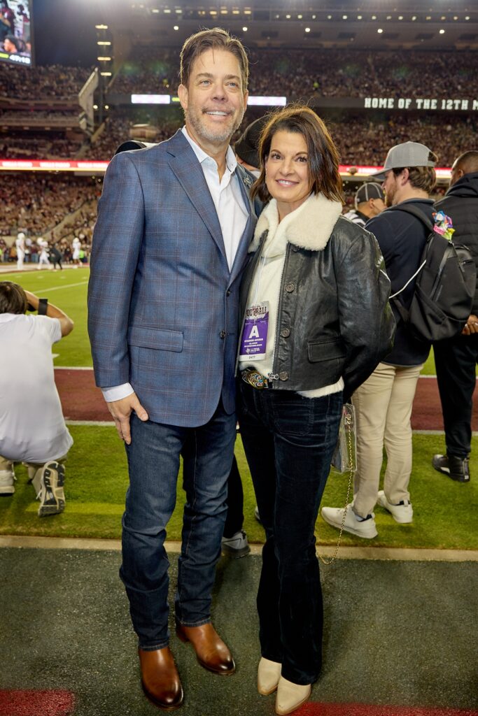 Bryan & Melysa Michalsky at Cotton Holdings' tailgate party at the Lone Star Showdown. (Photo courtesy of Cotton Holdings)