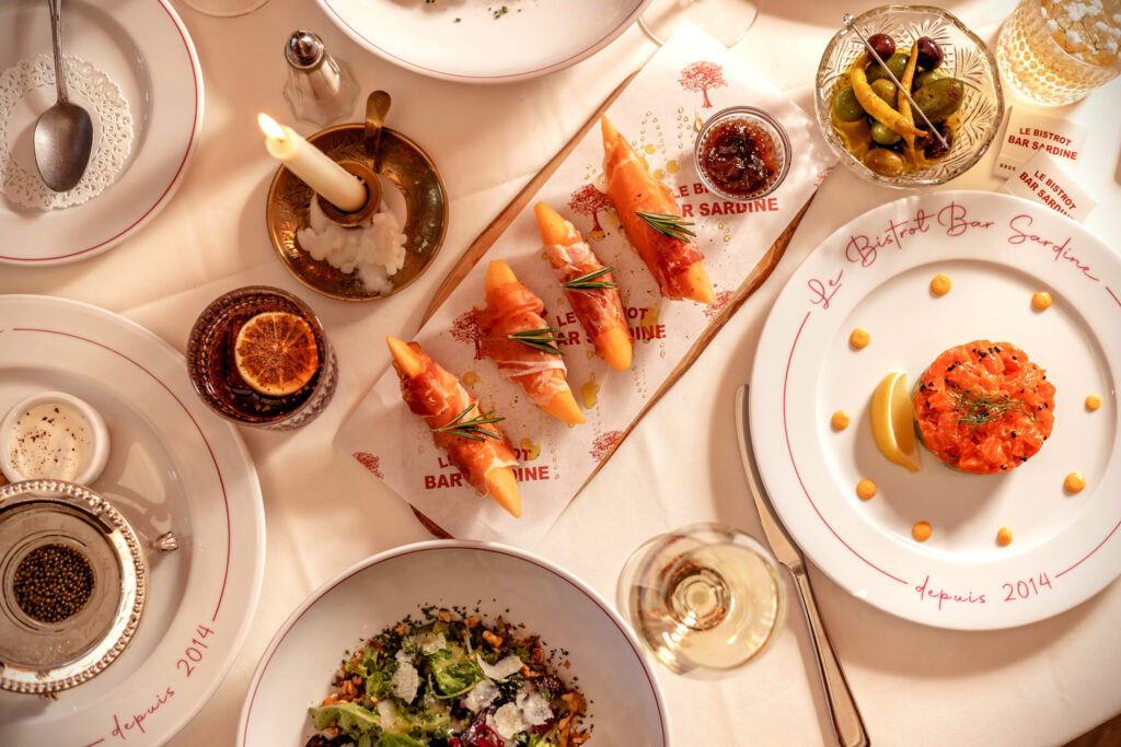 Bar Sardine offers everything from caviar to prosciutto and melon. (Photo by Kayla Enright)